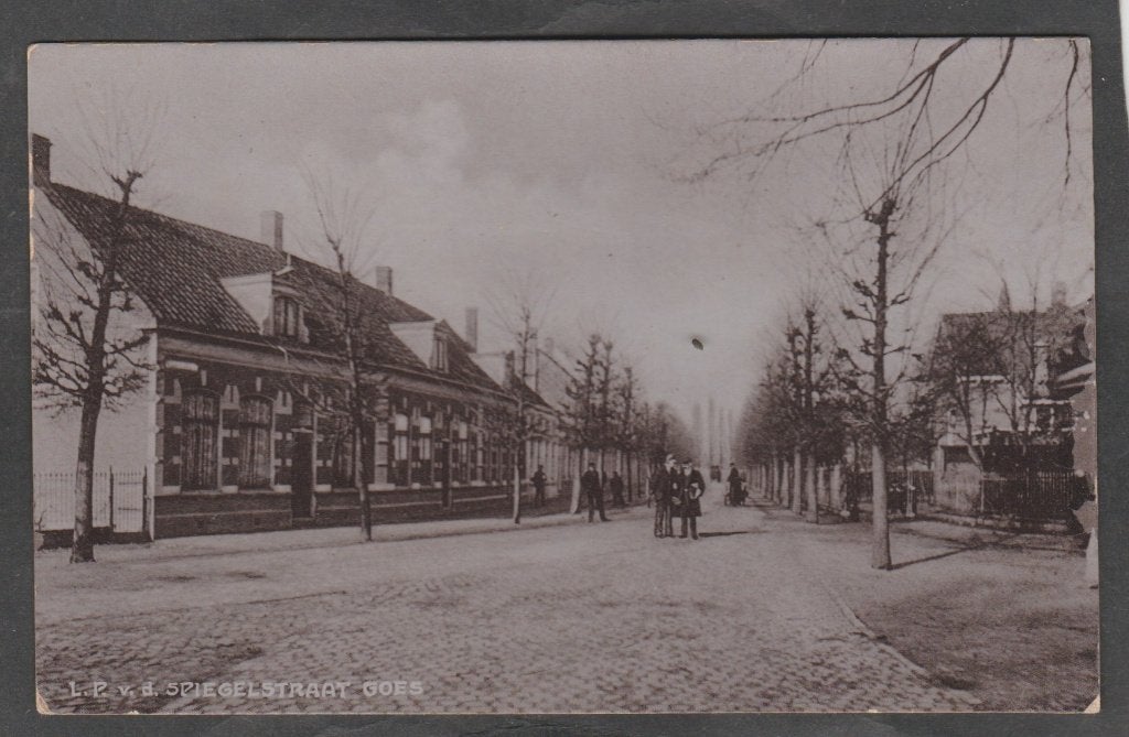 goes spiegelstraat, Verzamelen, Ansichtkaarten | Nederland, Verzenden, Voor 1920, Ongelopen, Zeeland