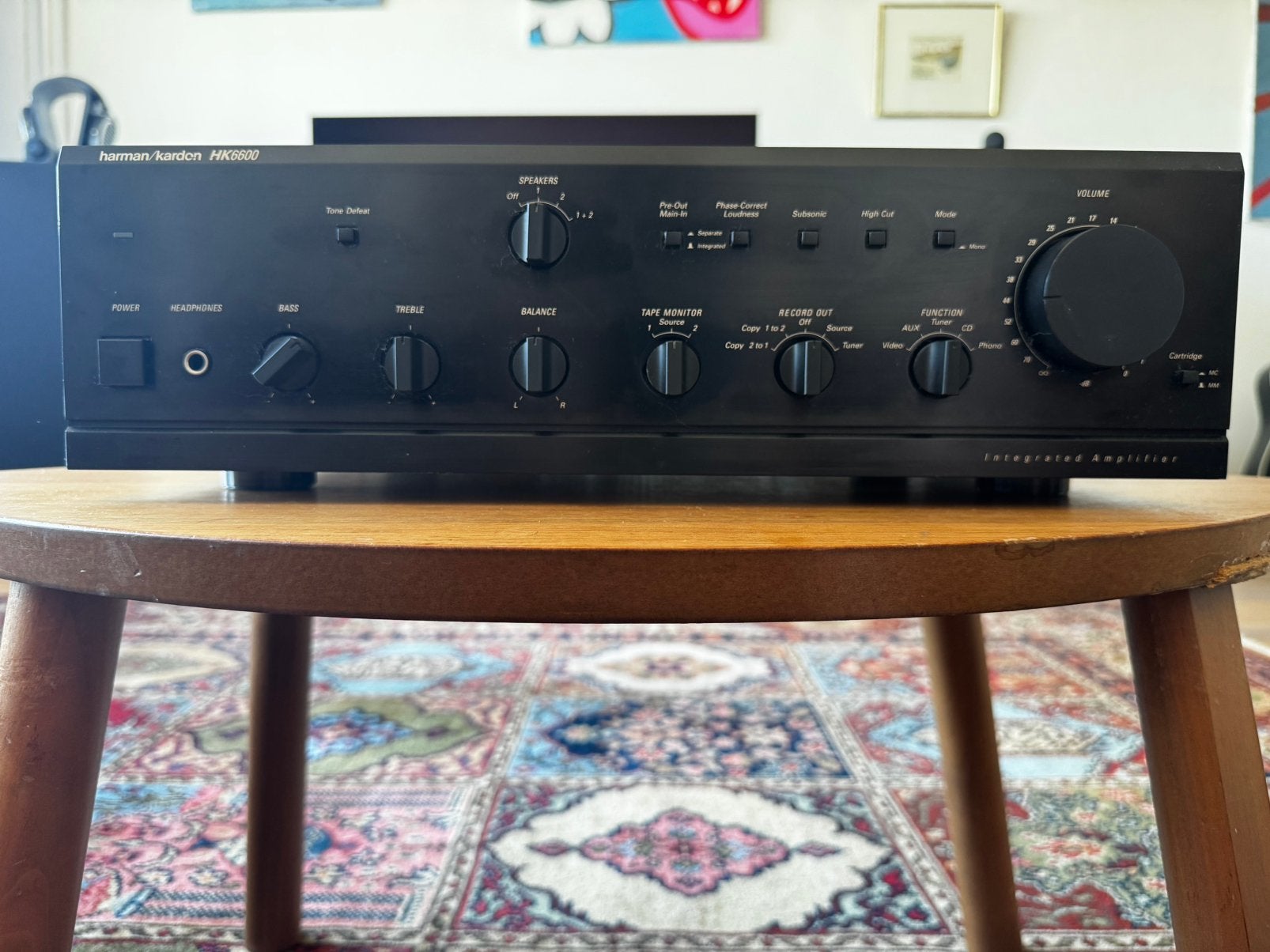 Harman Kardon HK6600 met klein defect, Gebruikt, 60 tot 120 watt, Stereo, Ophalen