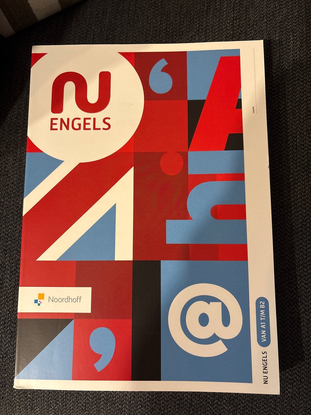 Schoolboek Nu Engels van A1 t/m B2 - Noordhoff, Boeken, Schoolboeken, Zo goed als nieuw, Engels, Overige niveaus, Ophalen