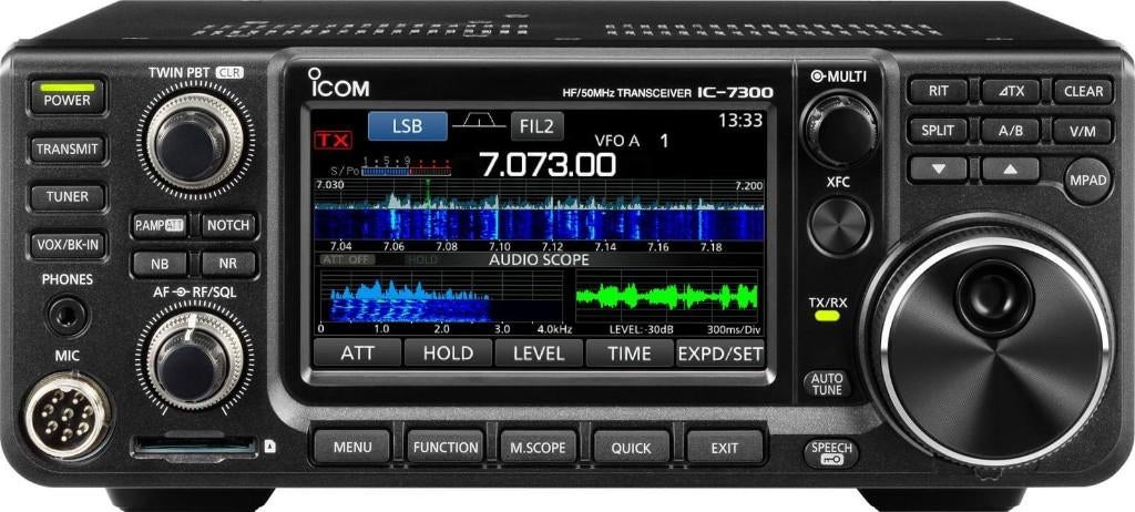 ICOM IC-7300 HF set  [ RUIL OF INRUIL KAN ], Ophalen, Zo goed als nieuw, Zender en Ontvanger
