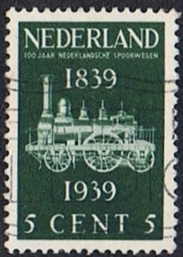 Nederland serie gestempeld uit 1939 NVPH nr. 325 en 326, Verzenden, T/m 1940, Gestempeld