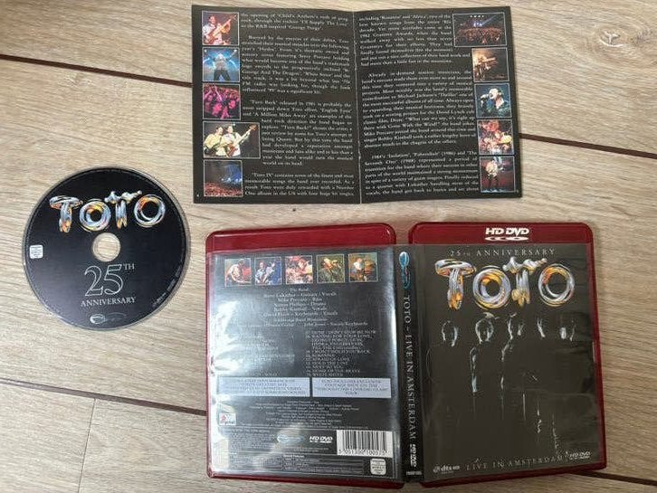 Toto – 25th Anniversary Live in Amsterdam (HD DVD) – Nieuw, Alle leeftijden, Ophalen of Verzenden, Zo goed als nieuw
