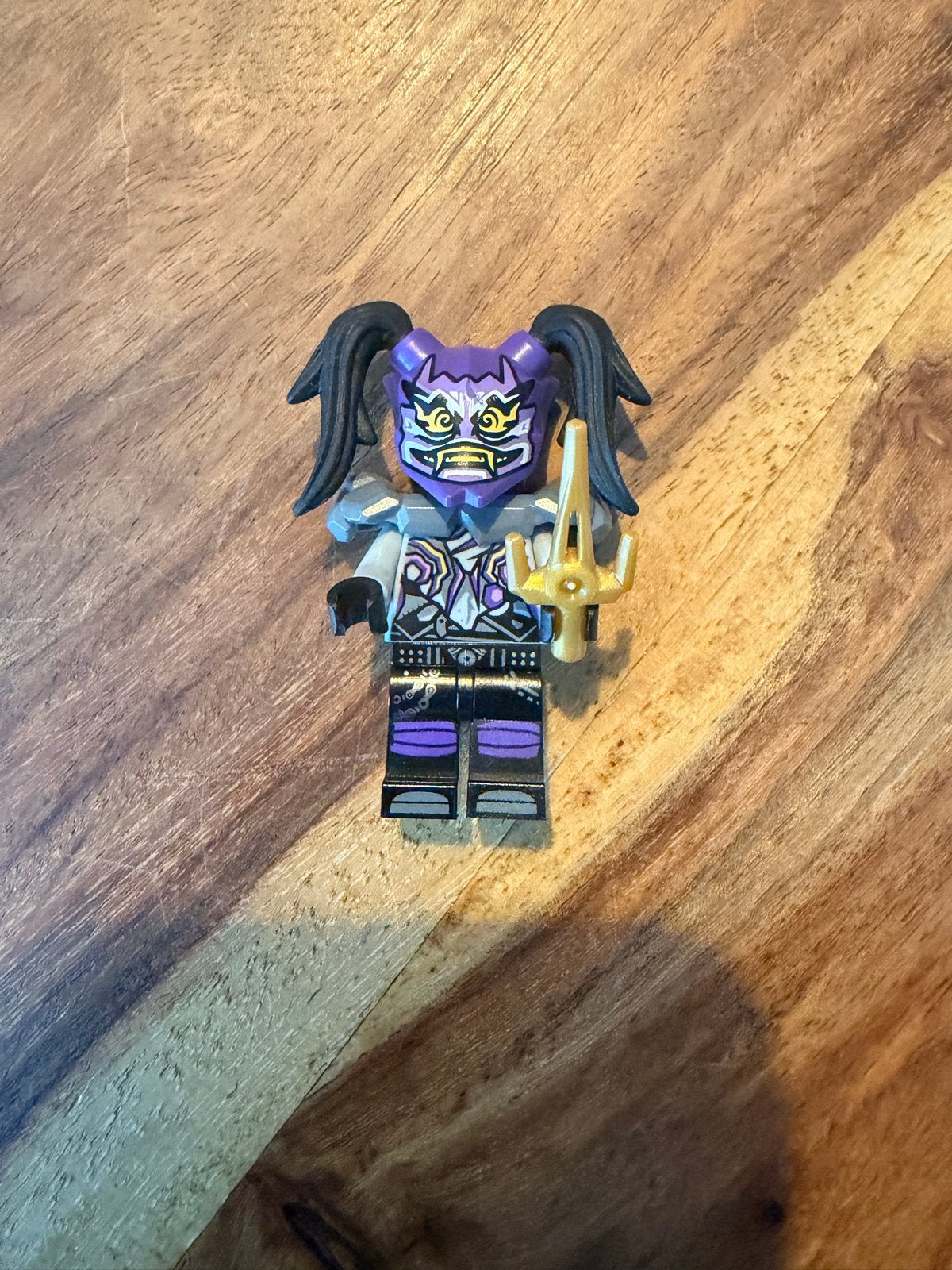 Lego Ninjago ultra violet minifiguur met masker van haat, Ophalen of Verzenden, Zo goed als nieuw, Overige merken