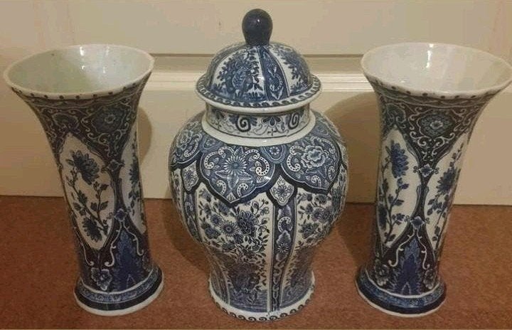 Delftsblauw kaststel royal boch royal sphinx i.z.g.s., Ophalen of Verzenden