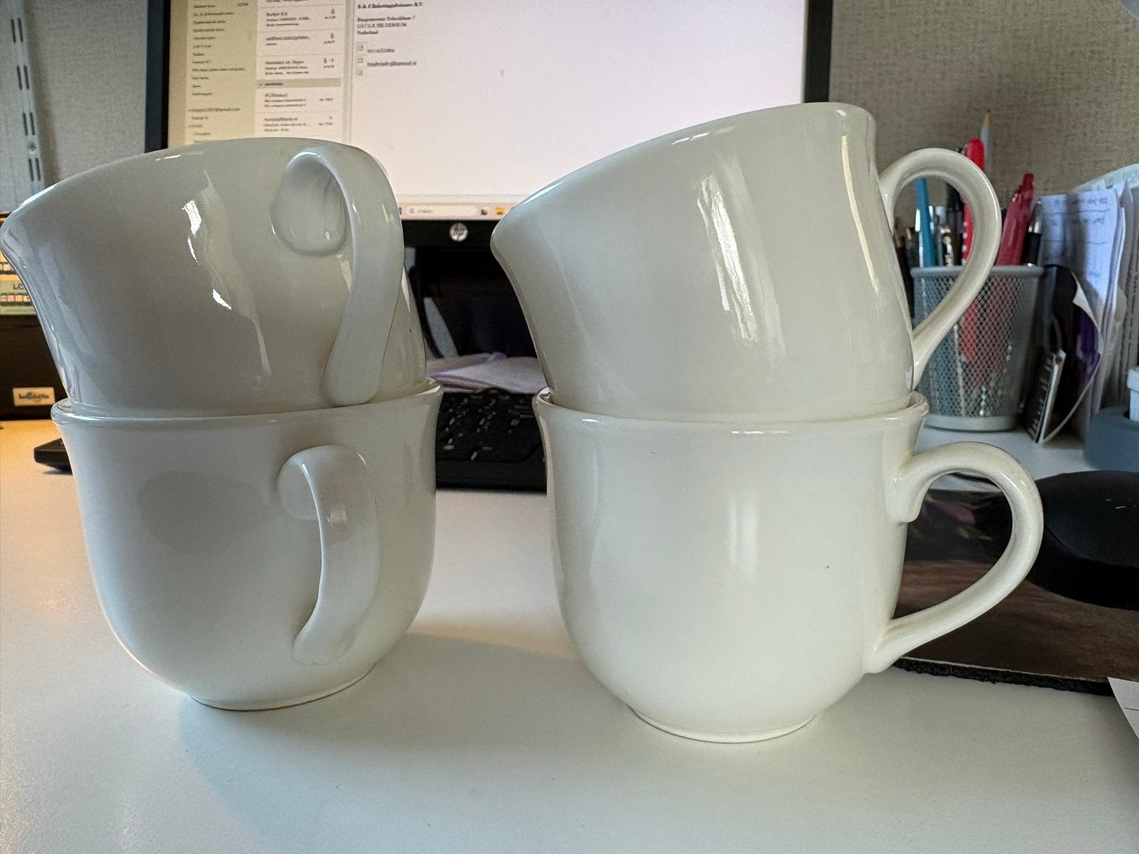 Villeroy & Boch vier koppen 200 ml zonder schotels, Keramiek, Villeroy & Boch, Ophalen of Verzenden, Zo goed als nieuw