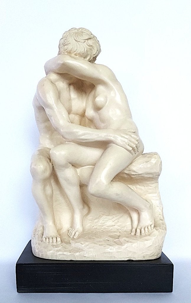 Beeld "The KISS" Sculptured by Italian Artist A. Santini, Antiek en Kunst, Ophalen of Verzenden