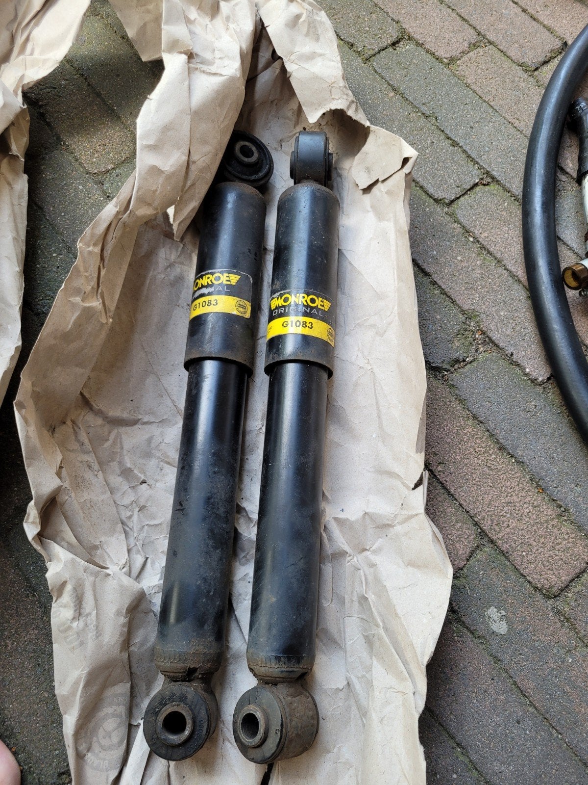 Achterschokdempers Monroe G1083 van een Abarth 500, Ophalen of Verzenden, Gebruikt, Fiat