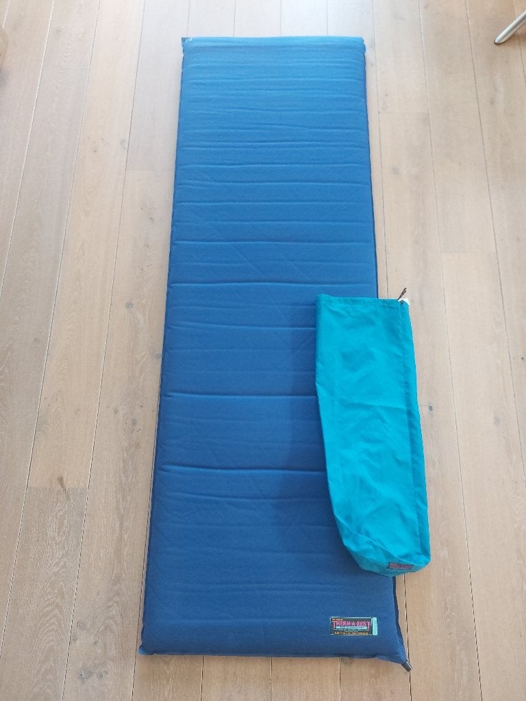 Therm-a-Rest zelfopblasende isolerende slaapmat, Ophalen of Verzenden, Gebruikt, 1-persoons