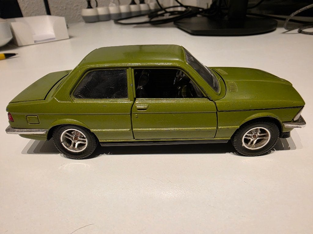 BMW 320 e21 1/24 Mebetoys, Ophalen of Verzenden, Gebruikt, Auto, Overige merken