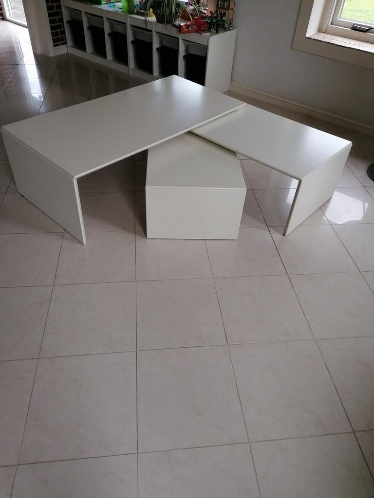 Salontafel driedelig., Huis en Inrichting, Ophalen, Gebruikt, 100 tot 150 cm, 50 tot 100 cm