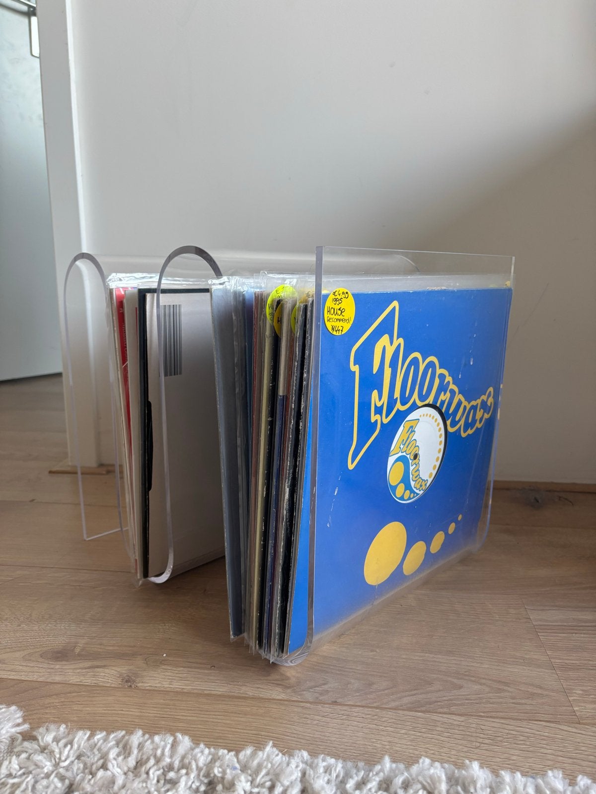Vinylplaten in doorzichtige houders, Ophalen, LP, Gebruikt, Pop