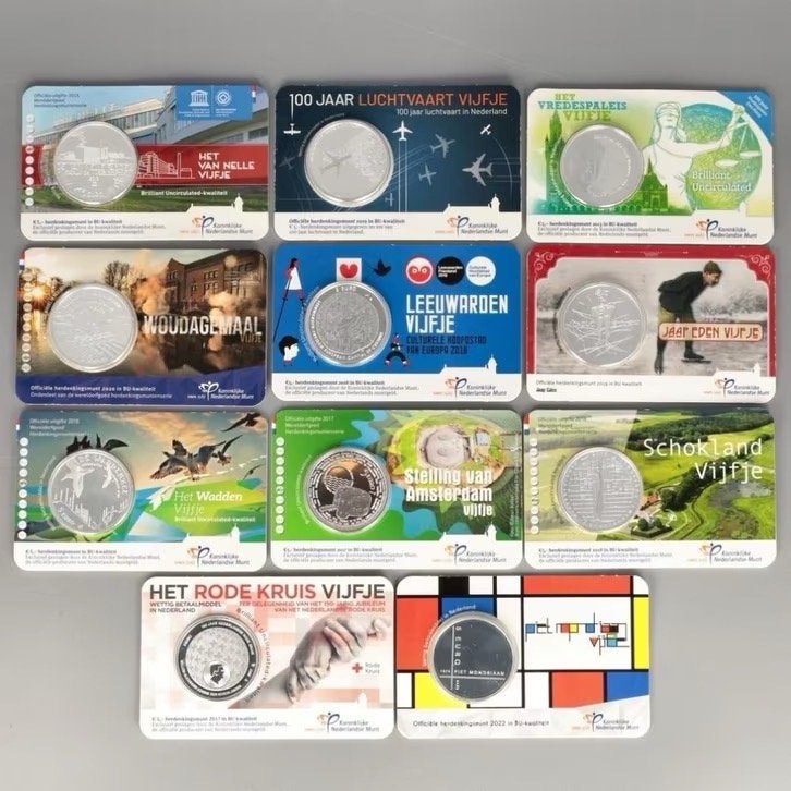 coincards in BU kwaliteit, Postzegels en Munten, Munten | Nederland, Ophalen of Verzenden, Koningin Beatrix, Euro's, Losse munt