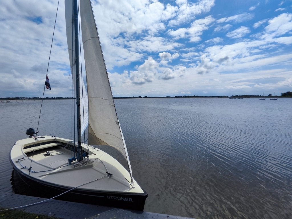 Polyvalk Zeilboot "Struner", Watersport en Boten, Open zeilboten, Gebruikt, Overige merken, Overige typen, Polyester, Anker, Dekzeil
