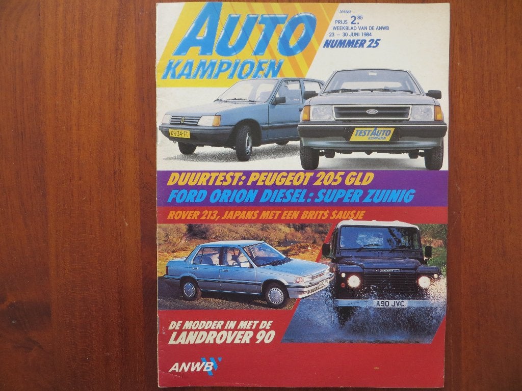 Autokampioen 25 1984 Land Rover 90 Ford Orion D, 205 GLD, Ophalen of Verzenden, Nieuw, Ford