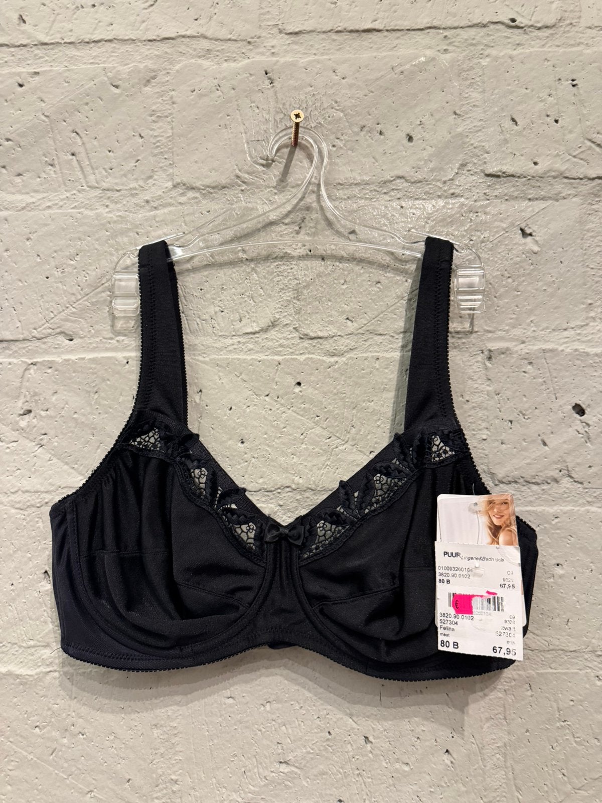 Felina bh 80B NIEUW!! Nu €20, Ophalen of Verzenden, Zwart, BH