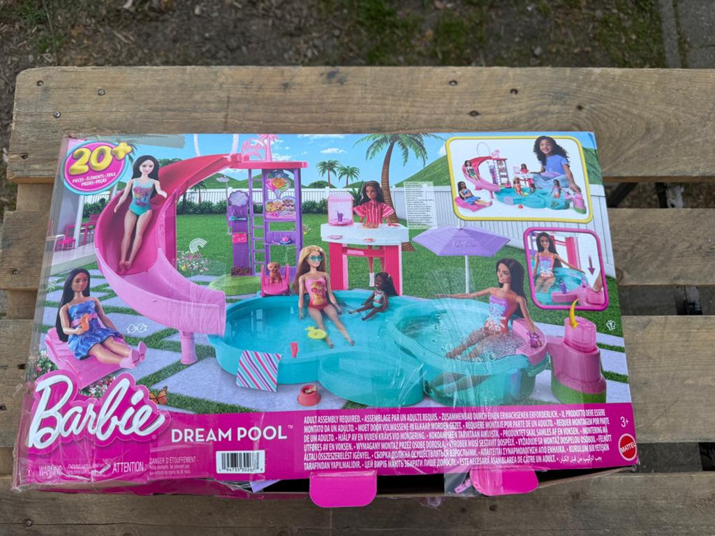 Barbie Dream Pool Speelset - doos geopend, Nieuw, Ophalen of Verzenden, Service.nl@mattel.com, Gondel 1, 1186 MJ Amstelveen, Nederland