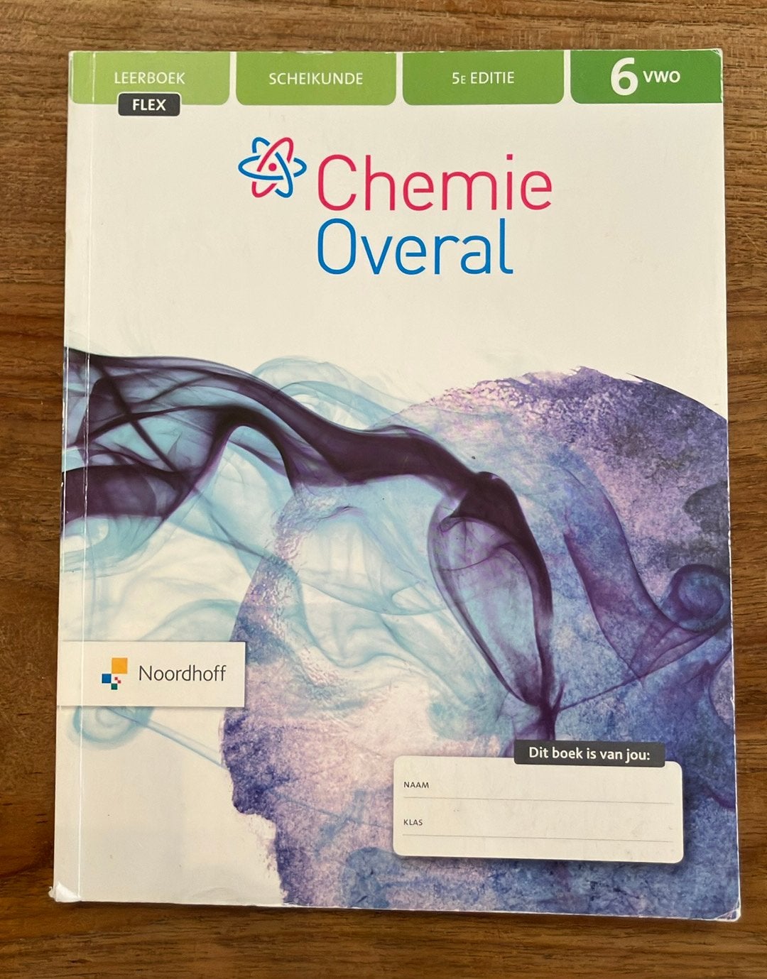 VWO 6, Chemie Overal, Scheikunde flex-boek, 5e editie, Ophalen of Verzenden, Zo goed als nieuw, VWO, Scheikunde