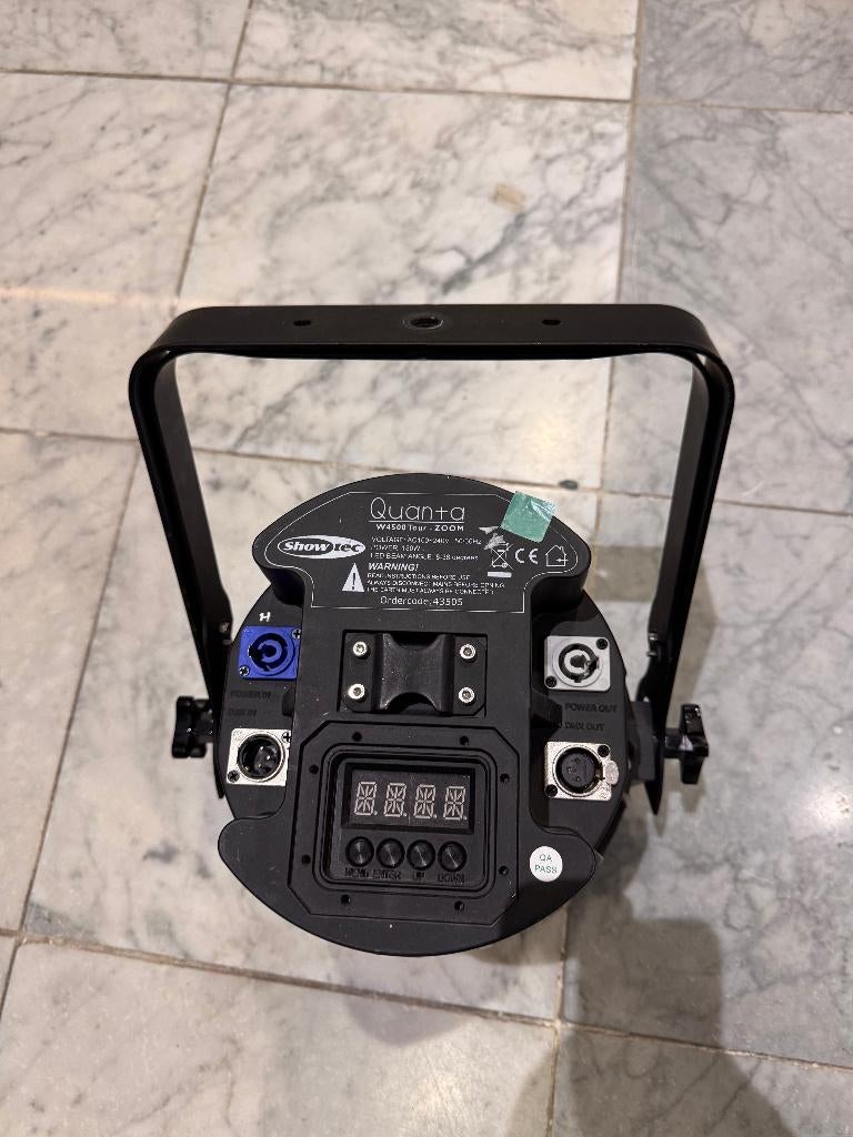 Showtec Quanta W4500 Tour Zoom – krachtige LED PAR (4 stuks), Ophalen, Zo goed als nieuw, Licht