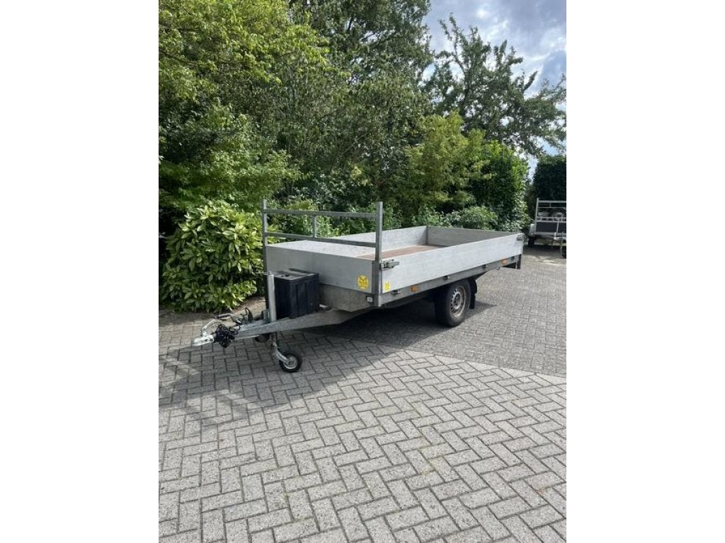 Hapert plateauwagen enkelasser | 335 x 160 CM | 1350 KG, Gebruikt
