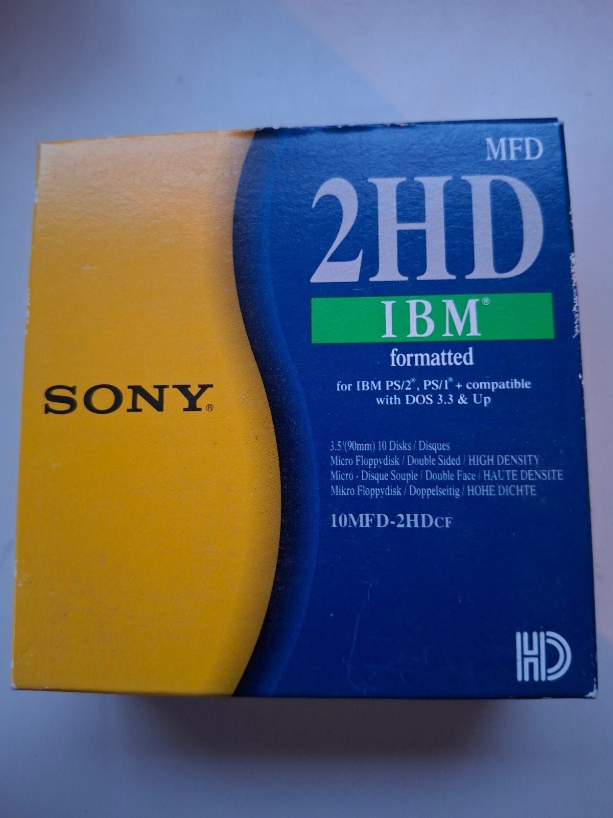 Sony IBM geform. 3.5'' floppy diskettes 1.44MB (7 st.), Ophalen of Verzenden, Nieuw, Overig, Windows