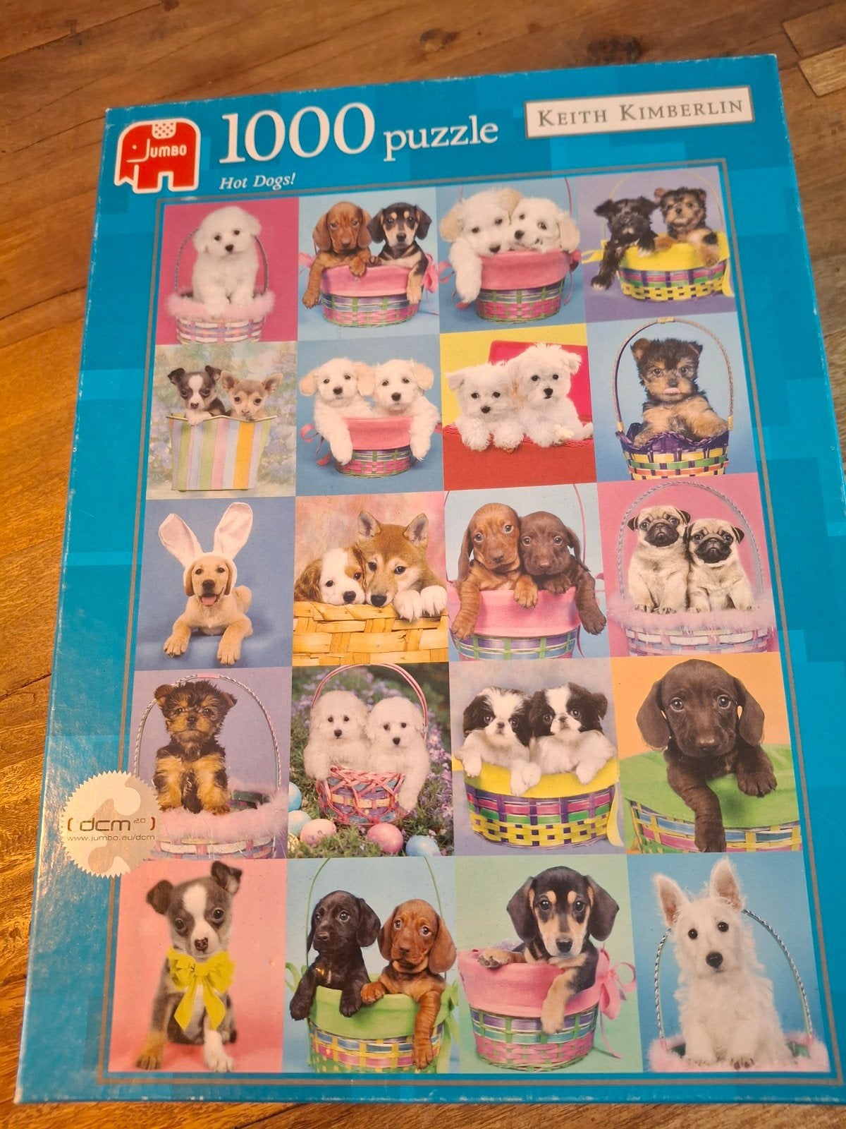 Jumbo 1000 stukjes puzzel Hot Dogs! Keith Kimberlin, Ophalen of Verzenden, 500 t/m 1500 stukjes, Gebruikt, Legpuzzel