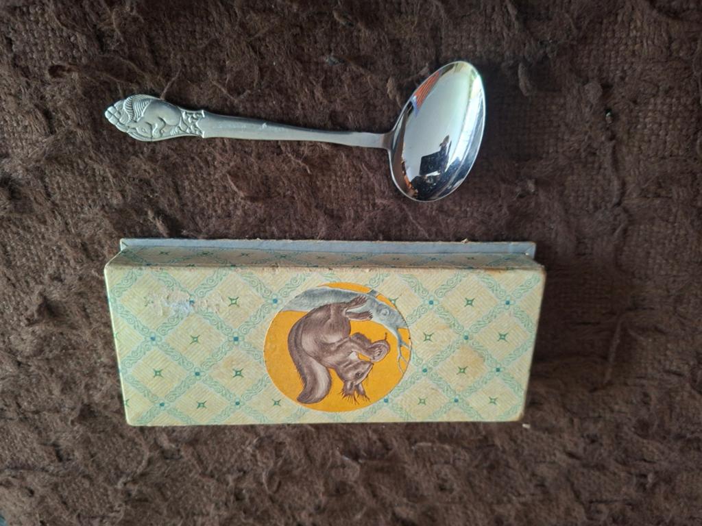 Vintage bestek lepeltje, Verzamelen, Ophalen of Verzenden, Huis en Inrichting