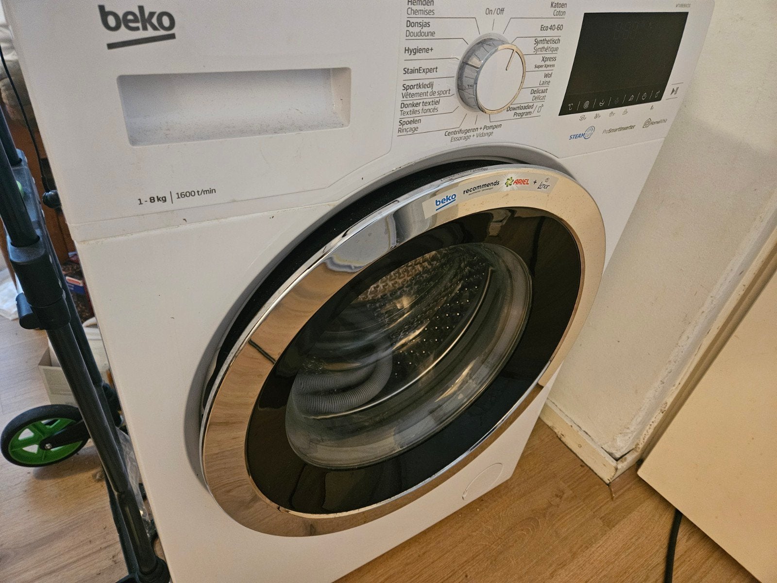 Beko WTV8816XD1 Wasmachine 8kg 1600 toeren ProSmartInverter, Witgoed en Apparatuur, Ophalen