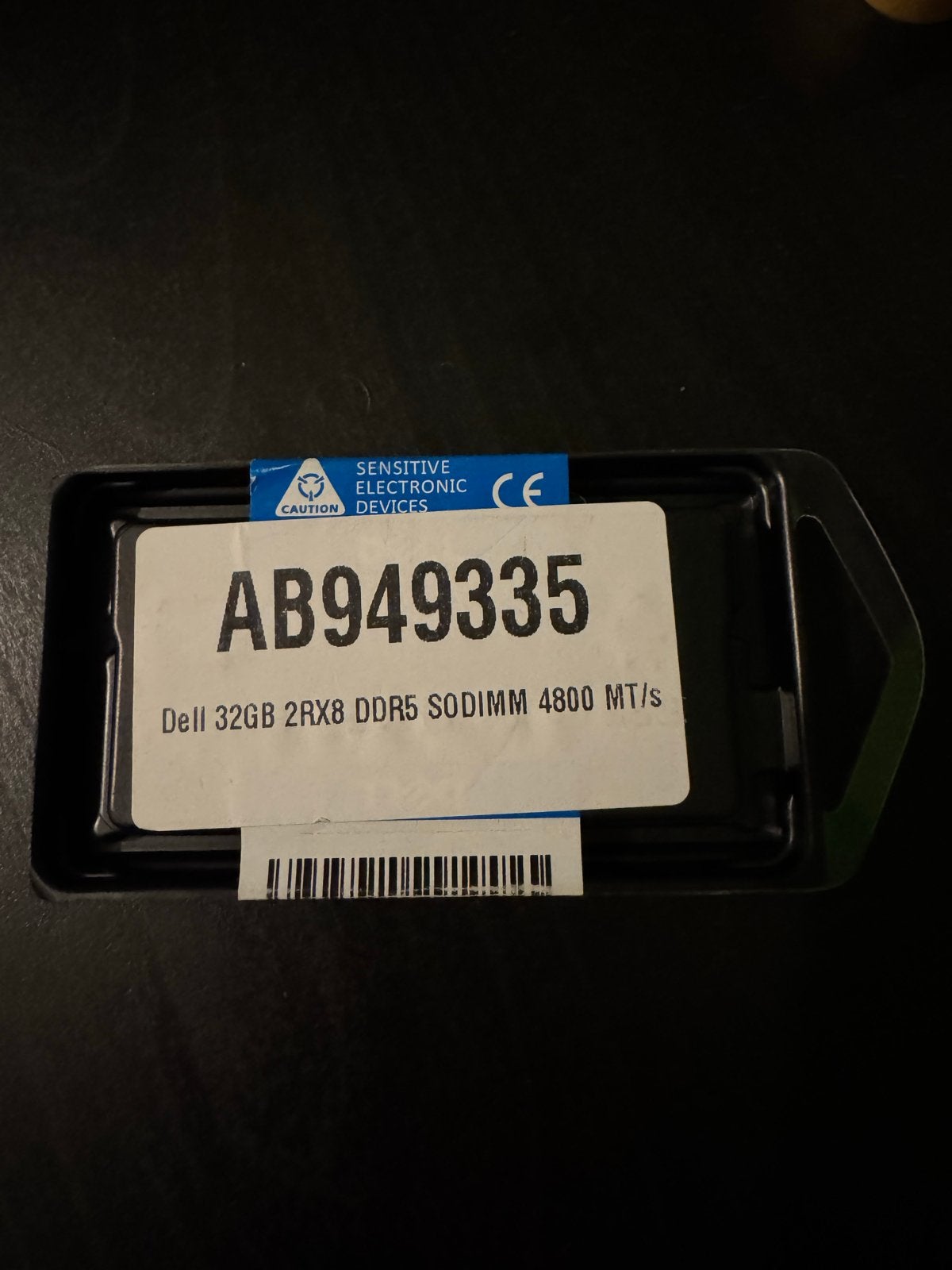 DELL AB949335 32GB DDR5 4800MHz SODIMM RAM Nieuw, 32 GB, Nieuw, Ophalen of Verzenden, DDR5