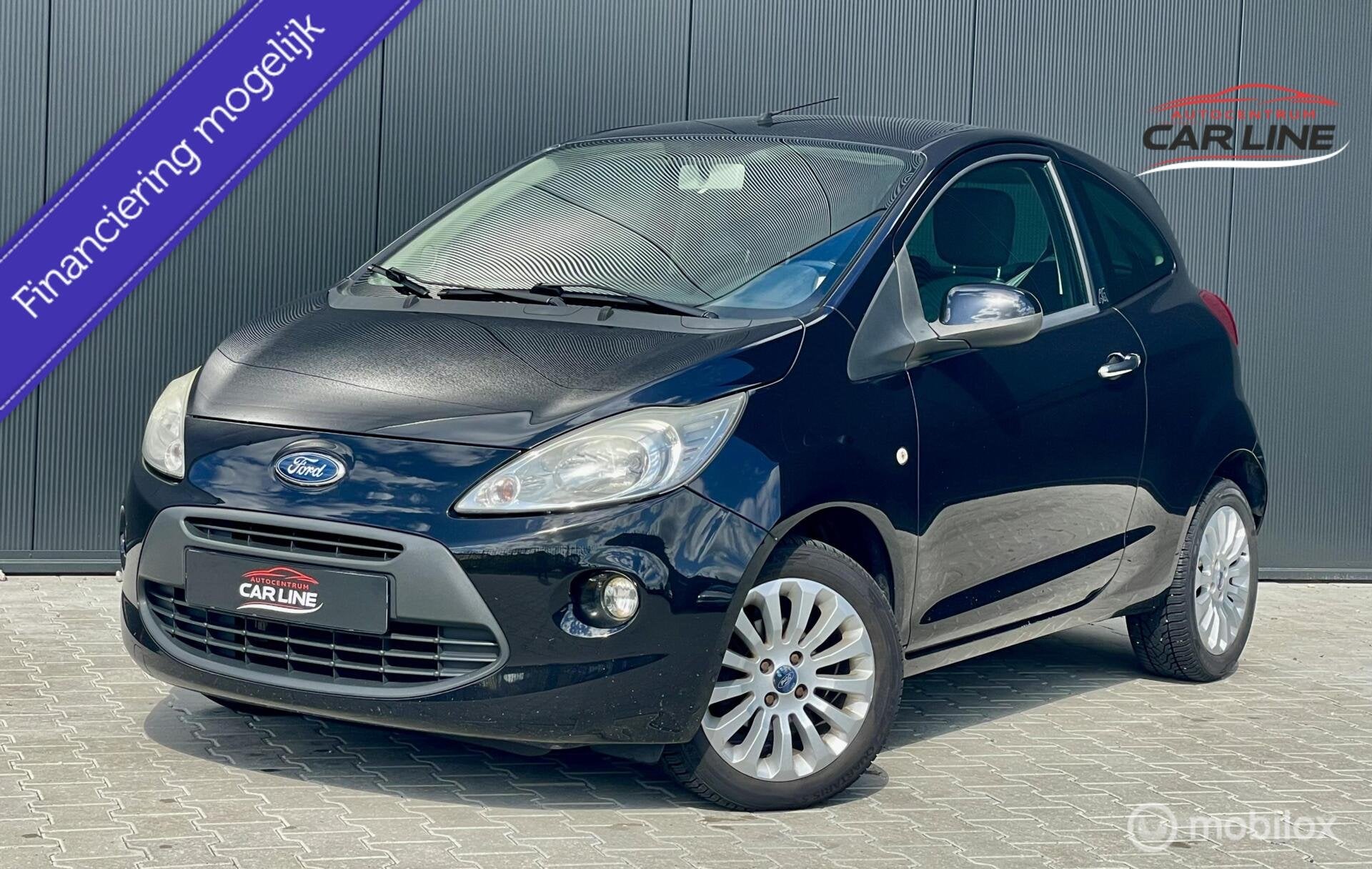 Ford Ka 1.2 Titanium X |AIRCO | ELEKTR||APK 2027|, Auto's, Gebruikt, Ka, 4 stoelen, Zwart