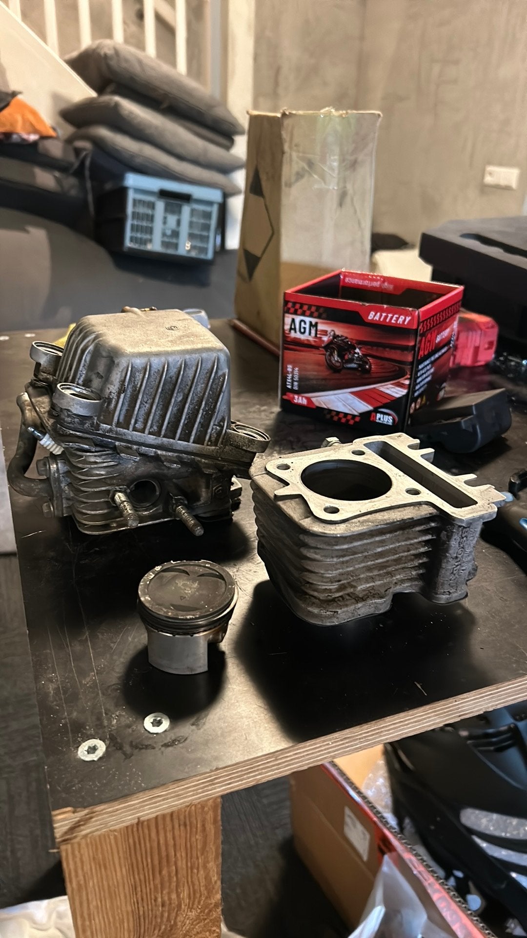 Malossi 80cc kit piaggio 4t, Ophalen of Verzenden, Zo goed als nieuw, Cilinder, Piaggio