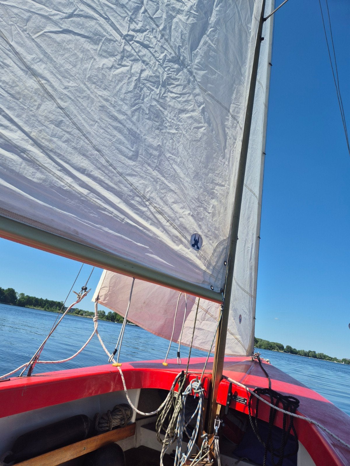 Spanker Flying Arrow Zwaardboot zeilboot trailer bb-motor, Watersport en Boten, Ophalen