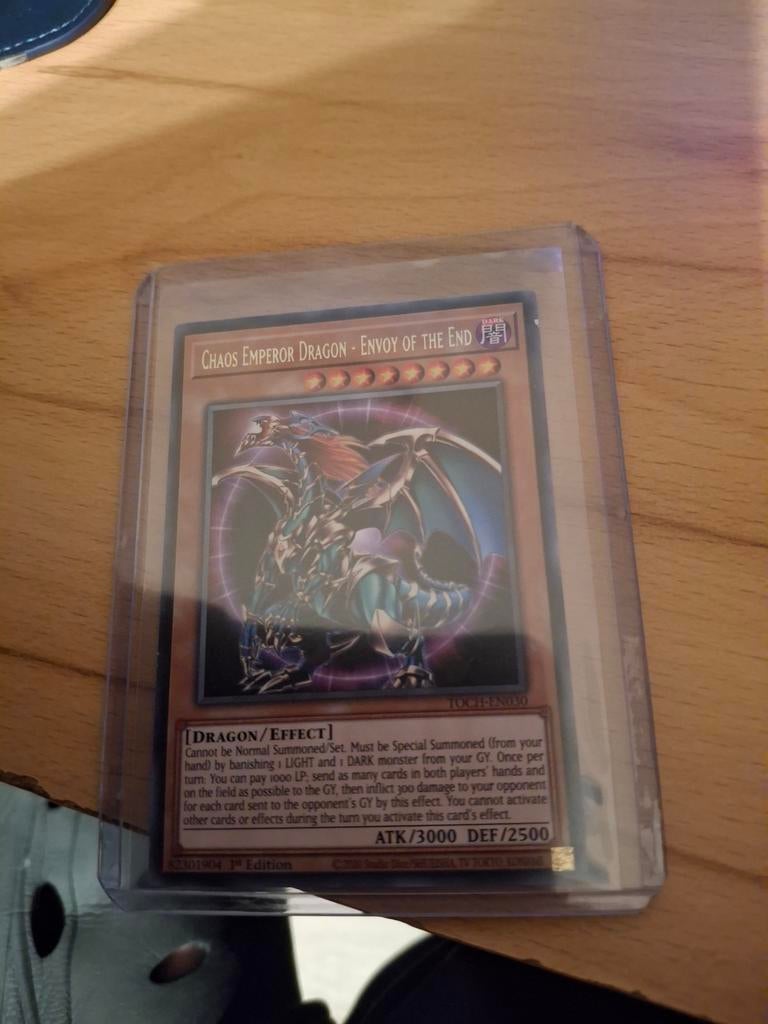 Chaos Emperor Dragon - Envoy of the End 1st Edition, Ophalen, Zo goed als nieuw, Losse kaart