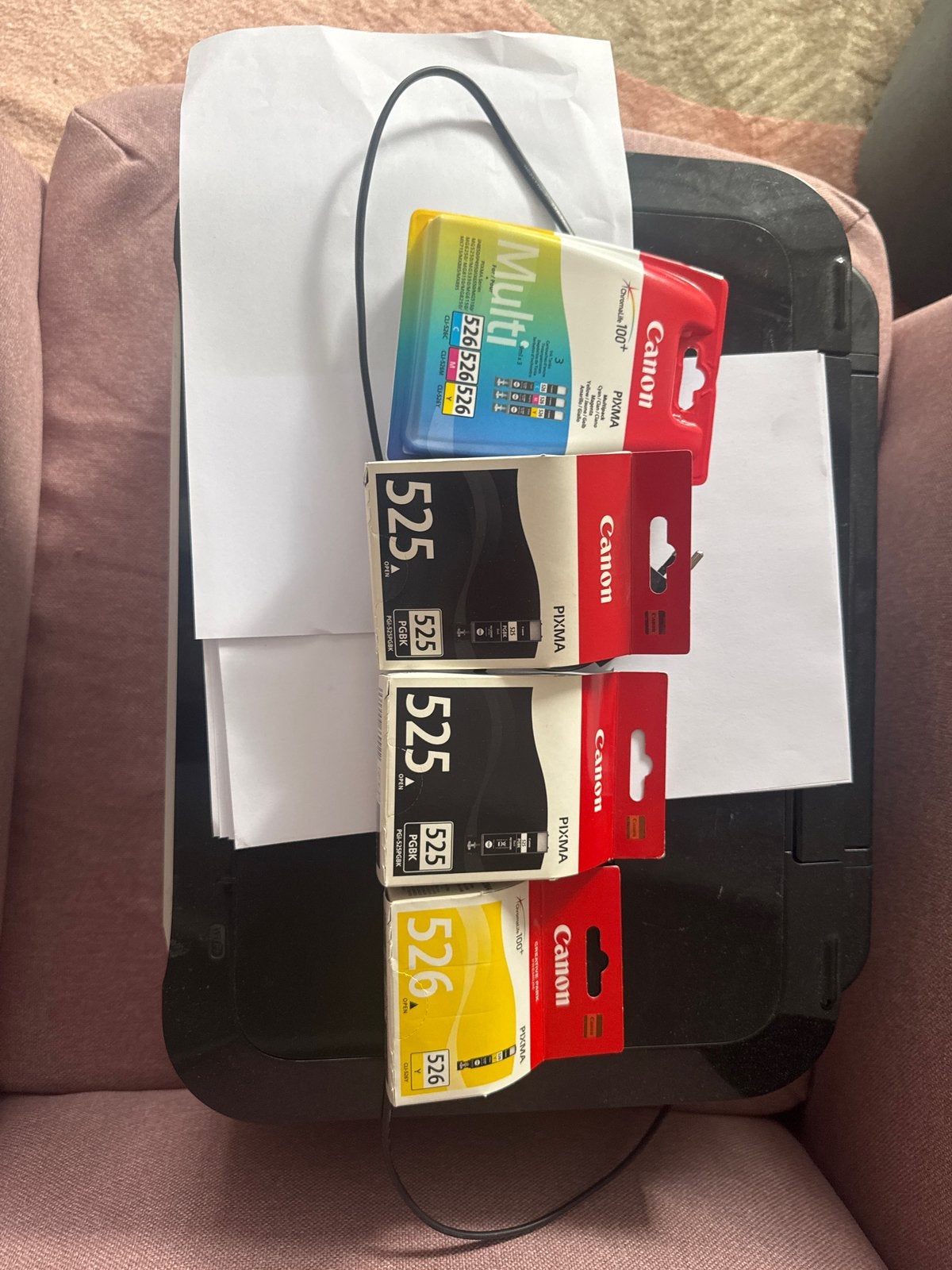 Originele Canon inktcartridges PGI-525 / CLI-526 Gloednieuw, Ophalen of Verzenden, Zo goed als nieuw