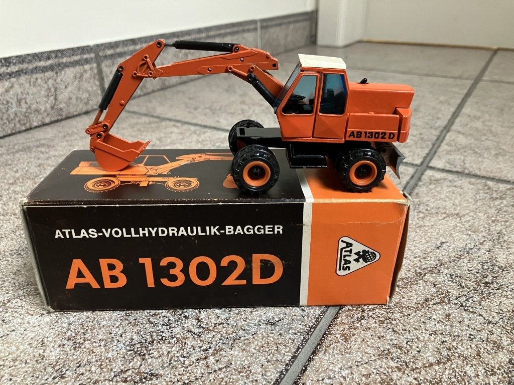 Atlas AB 1302 D Volhydraulik-Bagger Model, Overige merken, Gebruikt, 1:50 of kleiner, Overige typen
