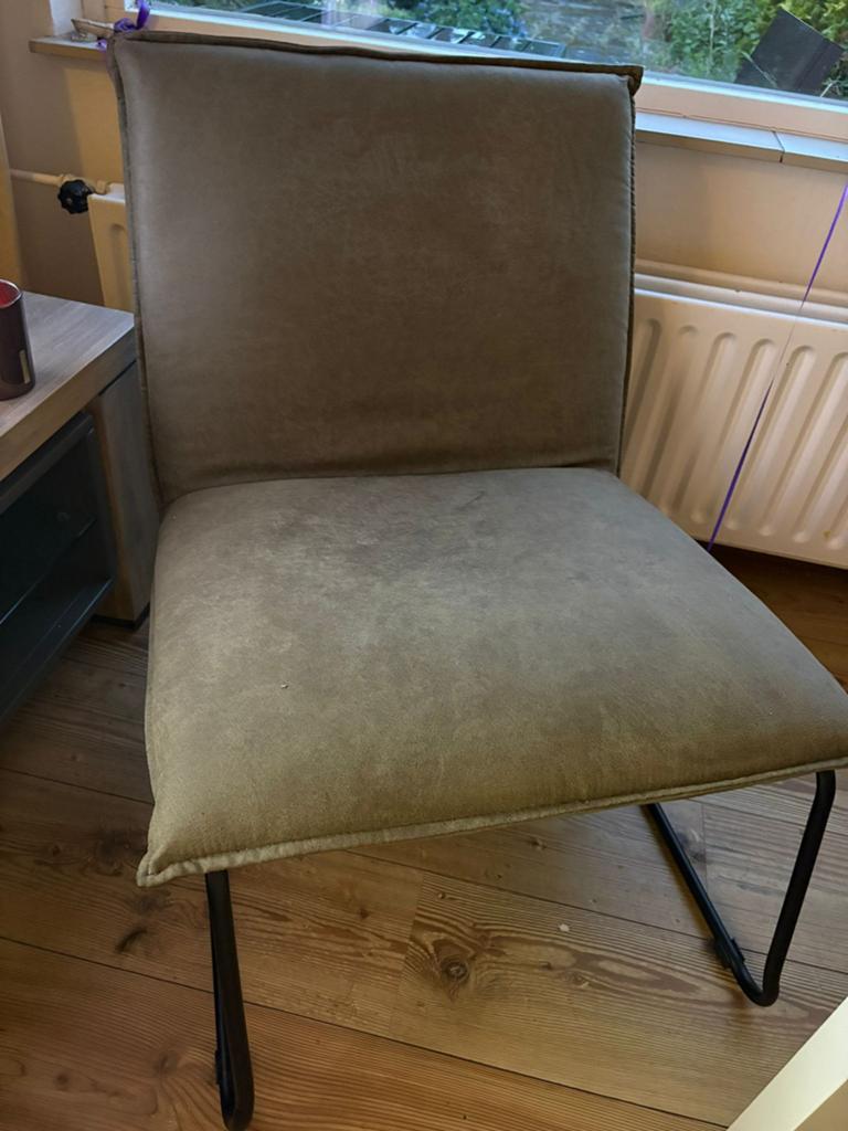 Groene stoel, Ophalen of Verzenden, Zo goed als nieuw, Overige kleuren, Eén