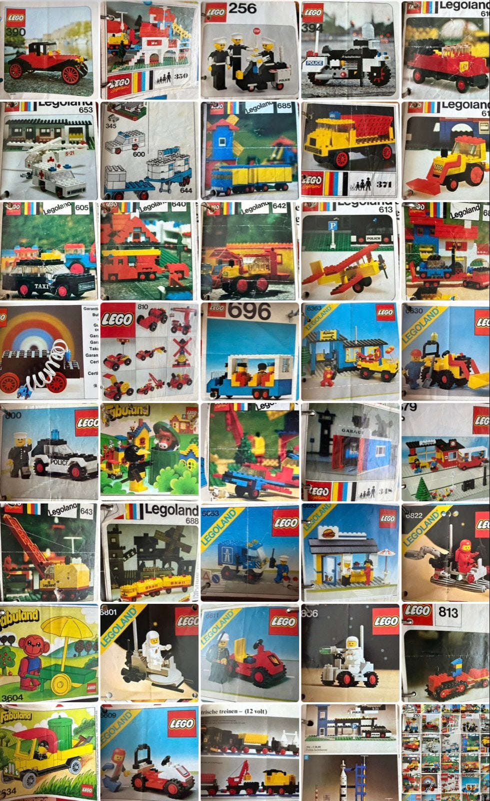 Collectie LEGO uit de jaren 70, Ophalen, Gebruikt, Inclusief extra onderdelen, Lego