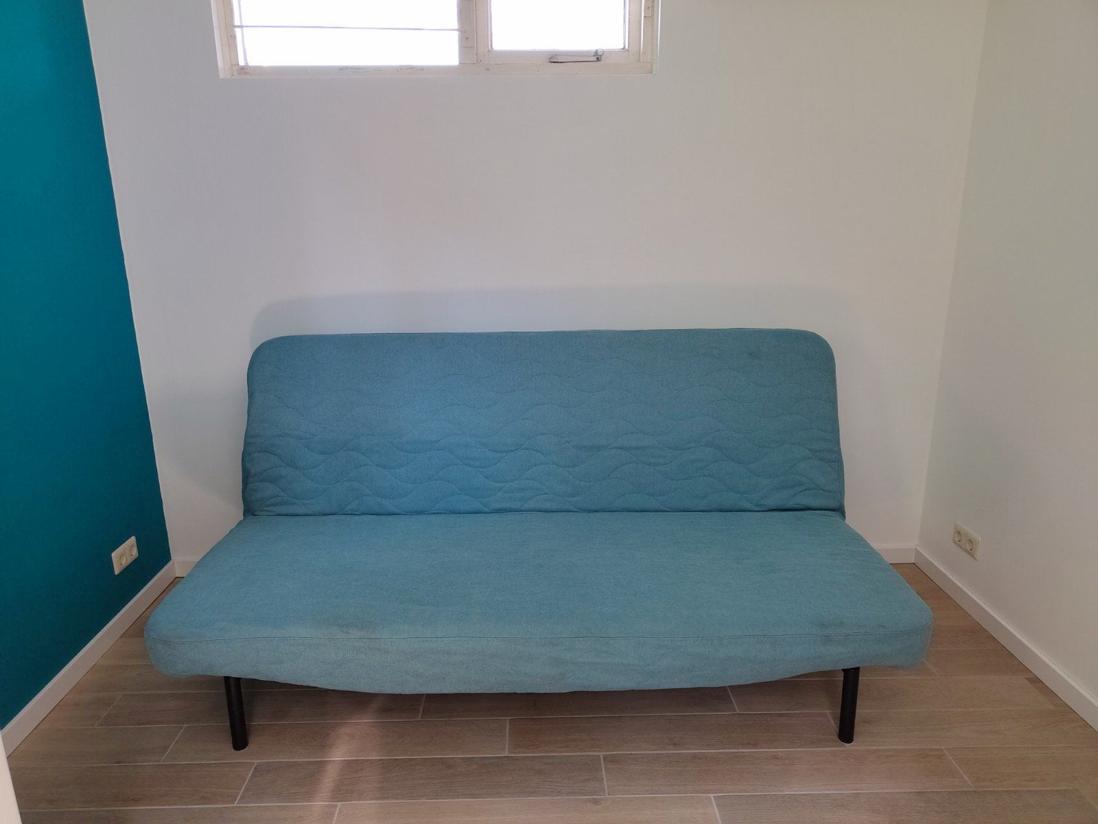 Ikea Nyhamn slaapbank, Ophalen, Gebruikt, Blauw, Tweepersoons