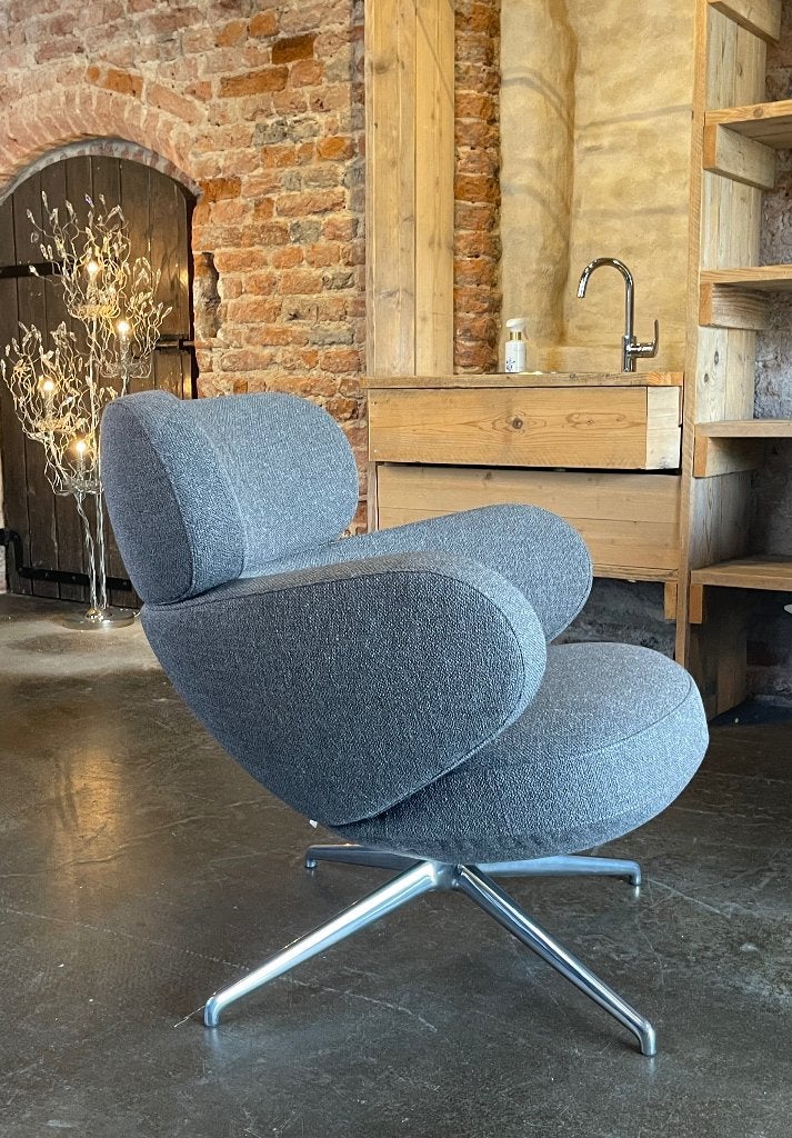 SALE Pode (by Leolux) draaifauteuil Bibo NIEUW, Ophalen, Nieuw, 75 tot 100 cm, Stof