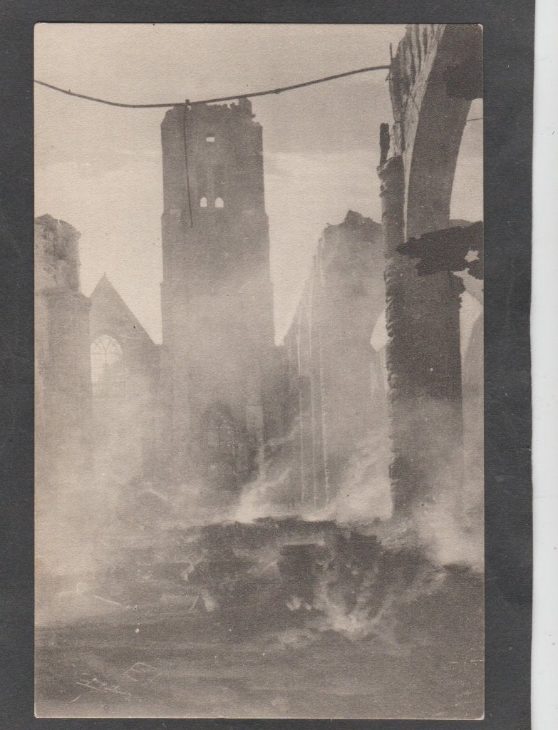 vlissingen  brand  van de st.jacobskerk, Verzenden, Voor 1920, Ongelopen, Zeeland