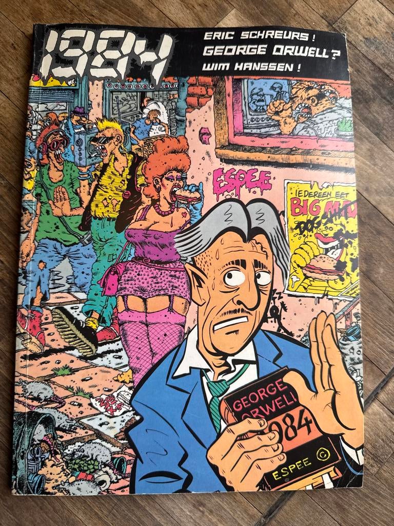 1984 Stripboek - Eric Schreurs, George Orwell, Wim Hanssen, Eén stripboek, Ophalen of Verzenden, Zo goed als nieuw