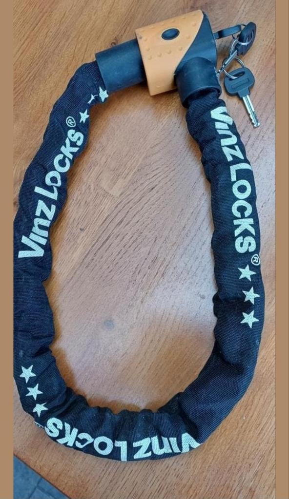 Multifunctionele ketting met staafslot, Ophalen of Verzenden, Zo goed als nieuw, Kettingslot