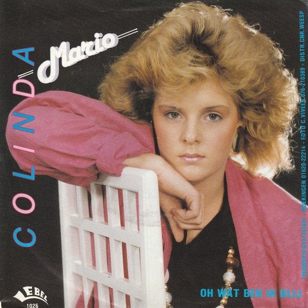 Piraten Single (1987) Colinda - Mario., Gebruikt, Fotohoes, 7 inch, Ophalen of Verzenden