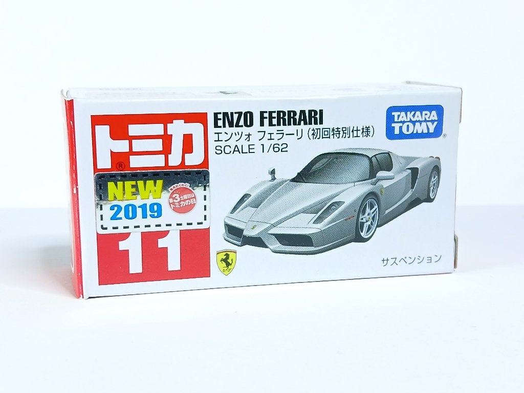 Takara Tomy - schaal 1/62 - Enzo Ferrari - 11, https://us.tomy.com/contact-us/, TOMY Europe, 1:32 tot 1:50, Zo goed als nieuw