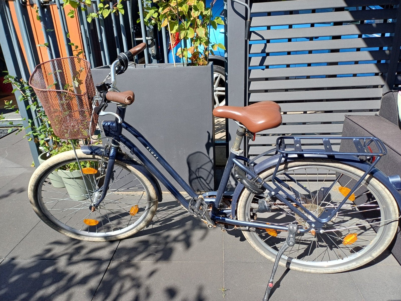 Elops meidenfiets 26 inch., Overige merken, Gebruikt, Velgrem, Versnellingen