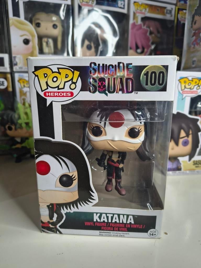 Funko Pop! Heroes Suicide Squad Katana #100, Ophalen of Verzenden, Zo goed als nieuw