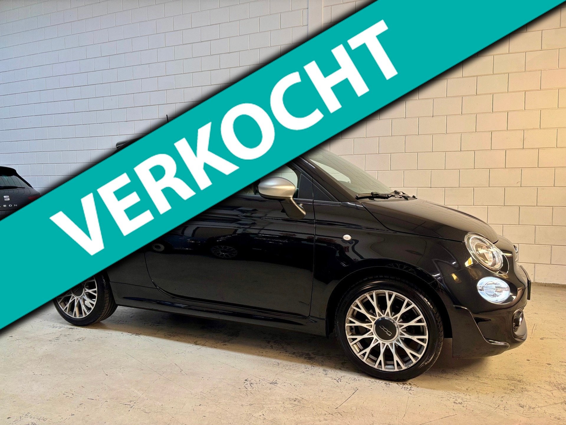 Fiat 500 1.2 Rockstar Bj.20|Clima|Pano|Carplay|Leer|Pdc|Vol, Voorwielaandrijving, Dealer onderhouden, Gebruikt, 4 cilinders