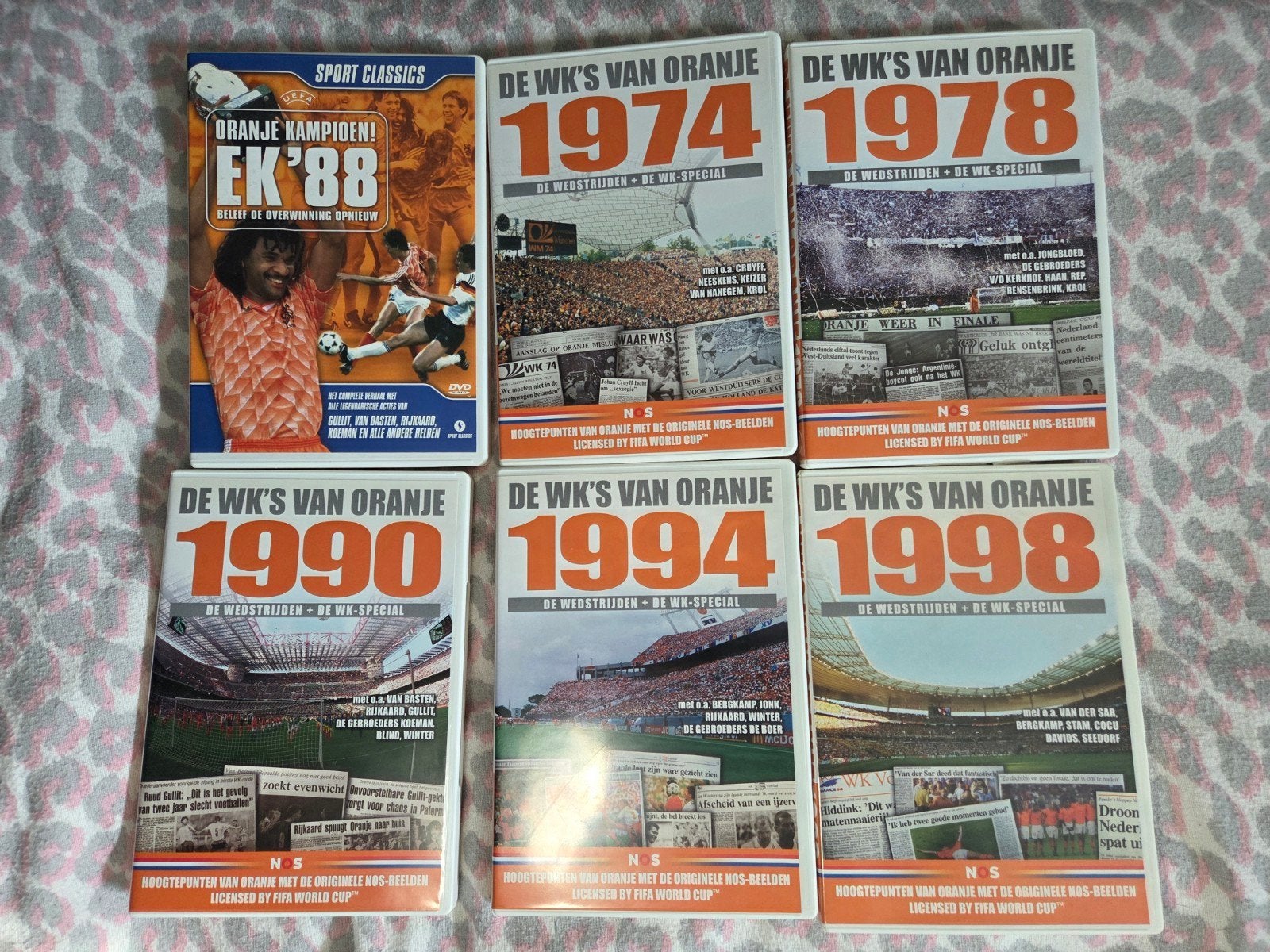Oranje Kampioen! EK '88 & WK's van Oranje DVD Collectie, Gebruikt, Alle leeftijden, Voetbal, Documentaire
