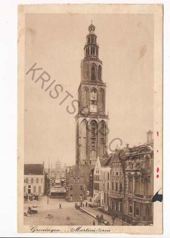 Groningen - Martini-toren [003-5568, Verzenden, 1940 tot 1960, Gelopen, Groningen