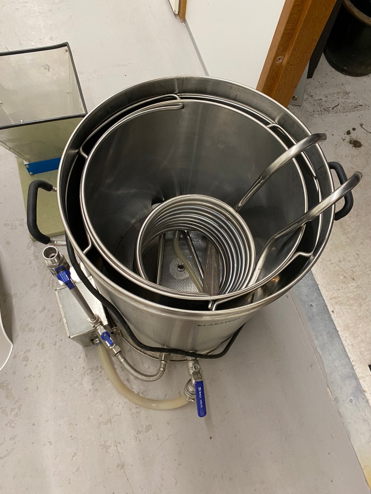 Bierbrouw installatie, Ophalen, Gebruikt