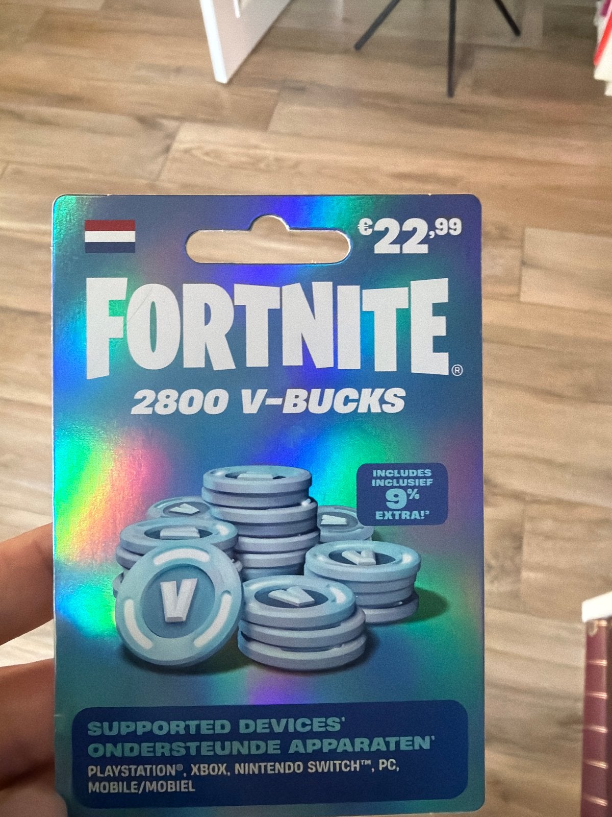 Fortnite 2800 V-Bucks Cadeaukaart (9% extra), Ophalen, Online, Overige genres, Nieuw